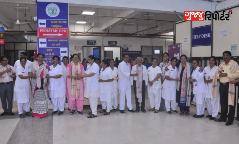 Celebrating 'National Doctor's Day' with enthusiasm at New Civil Hospital