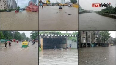 In the city of Surat, where it rains incessantly, water is everywhere