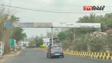 Directional hoardings put up by Tantra at Waghai have faded