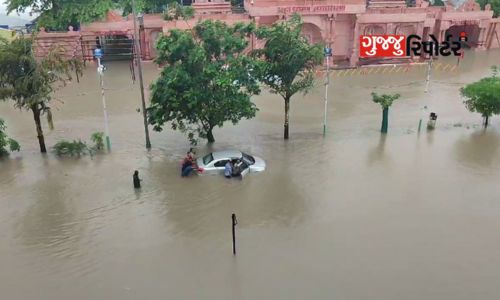 Incident near Vesu Bhagwan Mahaveer College...