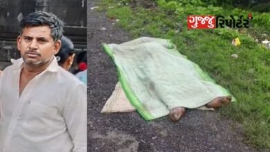 The body was recovered from Dindoli Nawa village in Surat