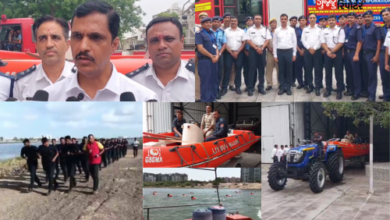 The fire department has equipped all fire stations, will operate with rubber boats, twin hoys and life jackets so that rescue can be done quickly during floods in Surat during monsoon.