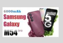 Samsung Galaxy M54 5G smartphone